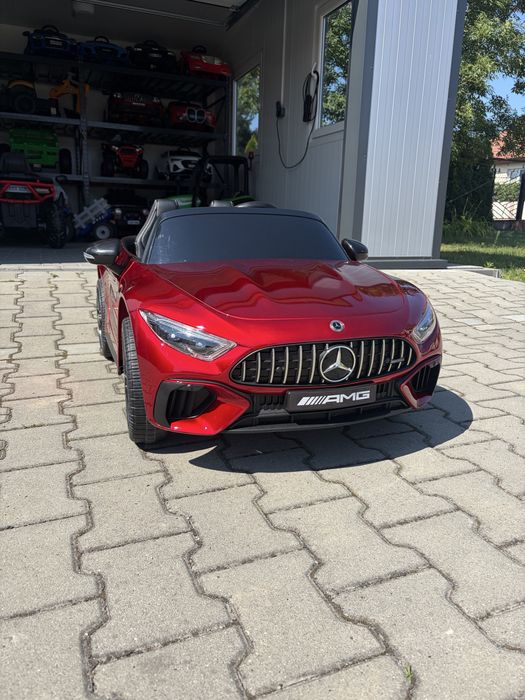 Auto Na Akumulator Mercedes AMG SL63 24V7Ah Moc 400 Watt Pilot Skóra Lakierowany