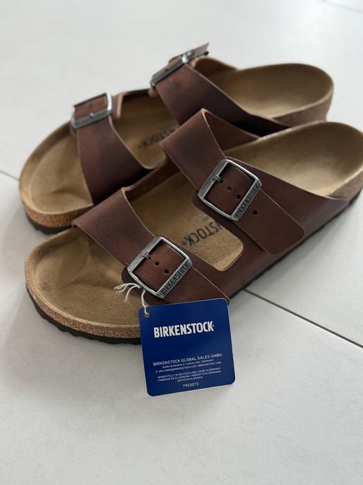 BIRKENSTOCK  шльопанці Arizona birko-flor  коричневий