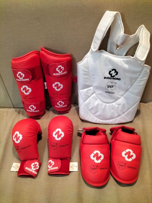 Kit completo proteções karate homologado xs