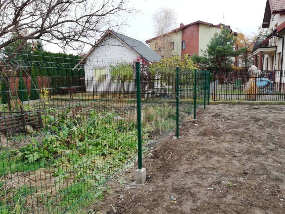 Ogrodzenie panelowe, tymczasowe, płot, brama, furtka, siatka wraz mont