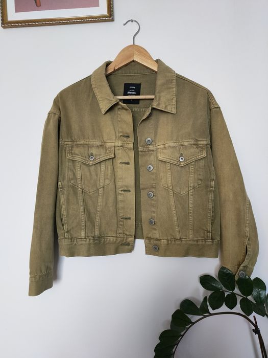 Kurtka Jeansowa Katana Sinsay S Zielona Khaki