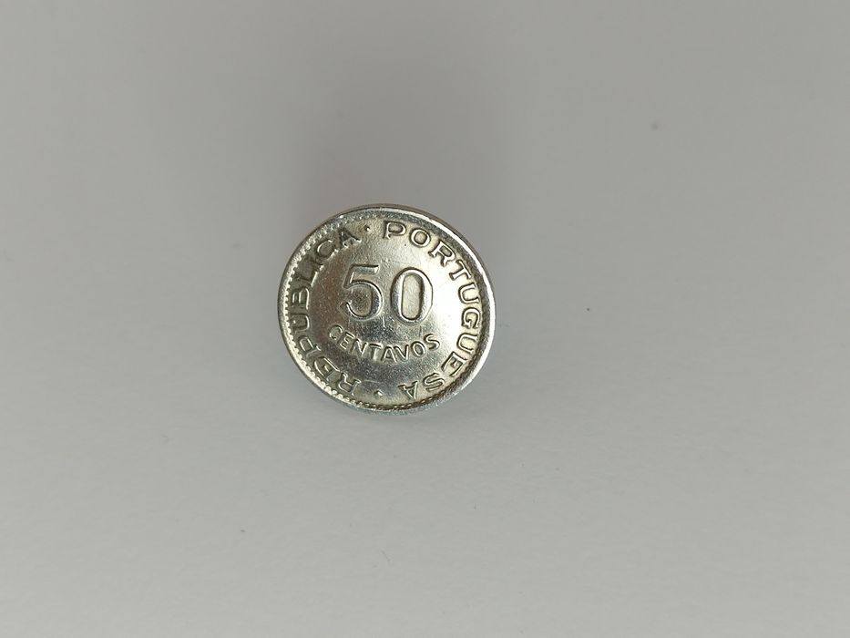 Moedas 50 centavos 1948/ 1950, Republica Portuguesa - Angola