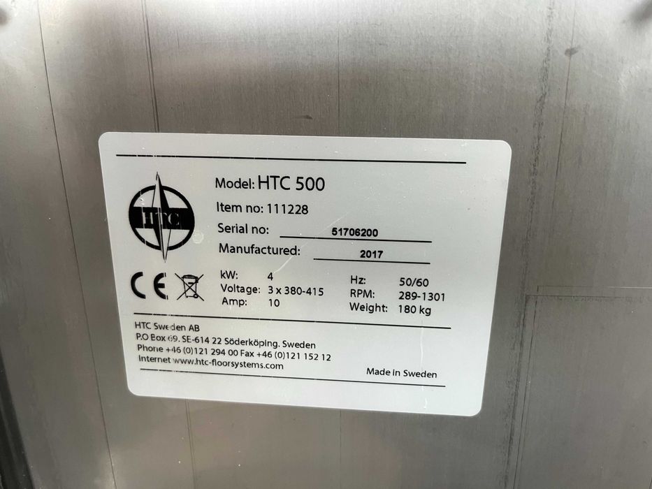 Szlfierka planetarna do posadzek polerka HTC 500, 2017 rok