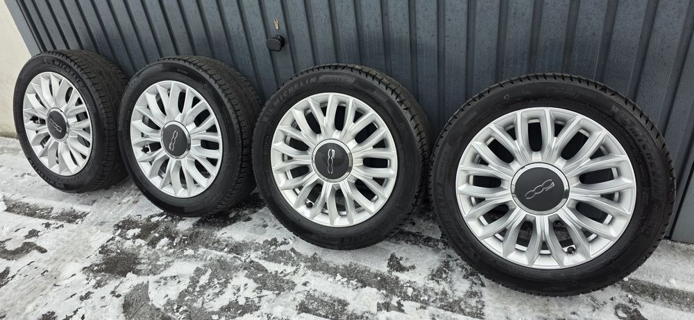 Koła Felgi Aluminiowe FIAT 500 Michelin 185/55/15 24r 6m ET35 4x98NOWE