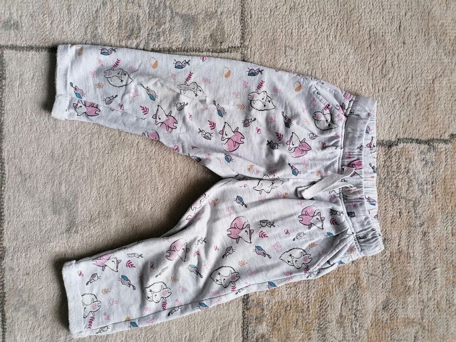 Bluzy, płaszczyk, spodnie 98/104
