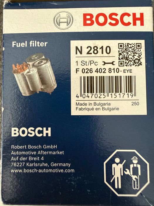 Filtro combustível Bosch N 2810 / F 026 402 810