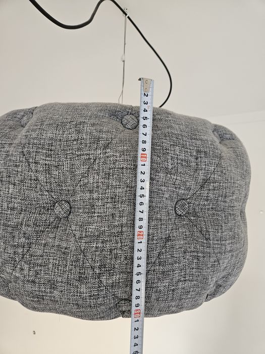 Abajur efeito almofadado