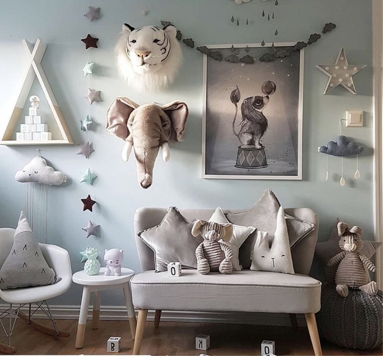 Декор в дитячу кімнату, меблі, кухня