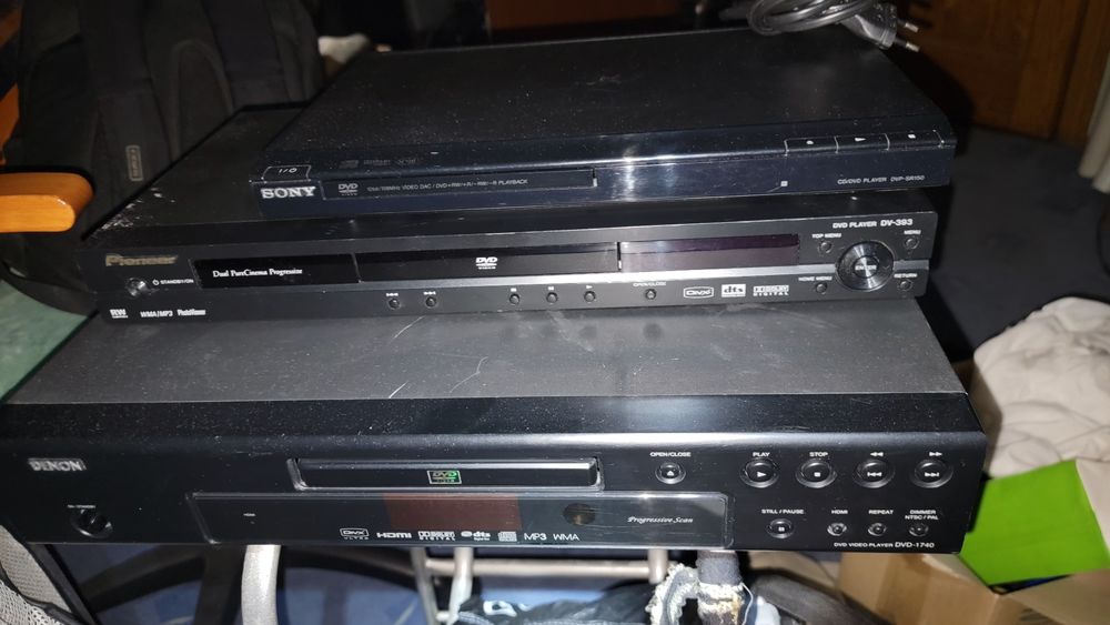 DVD плеер Denon DVD-1740. Pioneer DV-393. Sony DVP-SR150