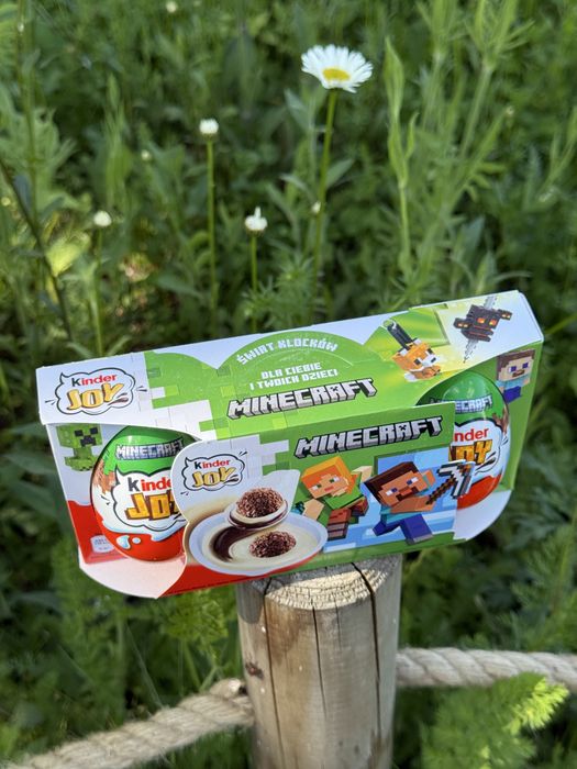 Kinder Joy 3x20g Edycja Limitowana Minecraft 12szt box prezent