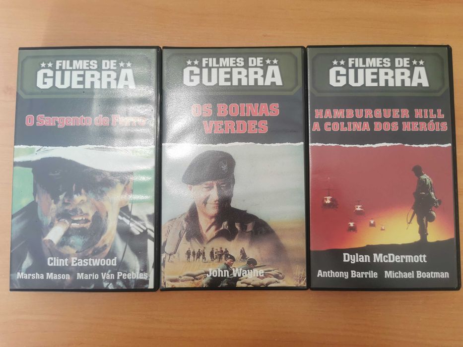 Filme de Guerra originais - VHS