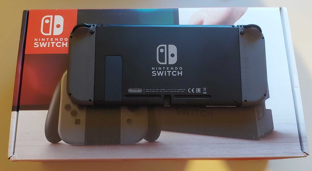 *COMO NOVA* Nintendo Switch Cinza + ProController + MicroSD 128GB