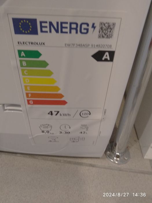 OUTLET Janki ul Wspólna 6 Pralka Electrolux SteamCare 700 EW7F348ASP