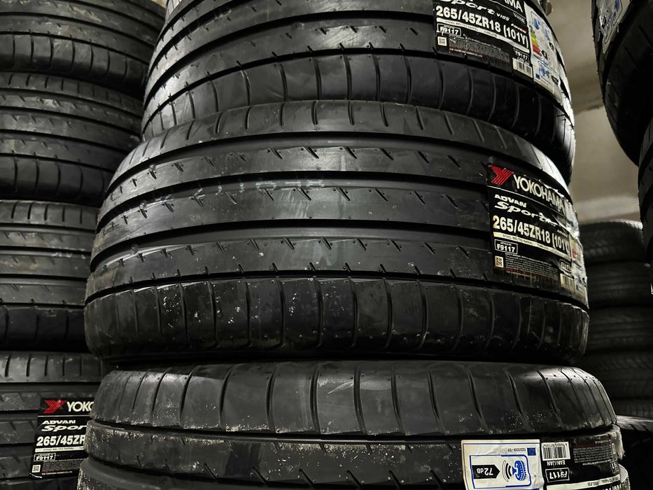 Нові шини літо 265/45R18 101Y Yokohama Advan Sport V105 2шт 4шт