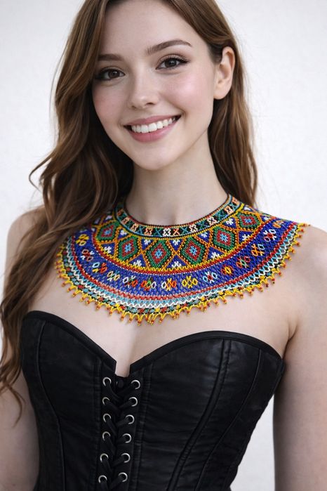 Силянка ,чокер ,гердани з бісеру