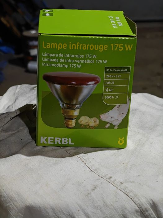 Лампа інфрачервона PAR38 175W KERBL