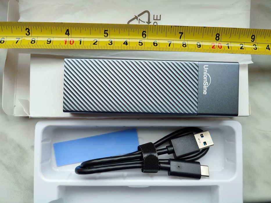 WD Blue SATA SSD 2TB. Dysk M.2 SATA + obudowa do dysku m.2.