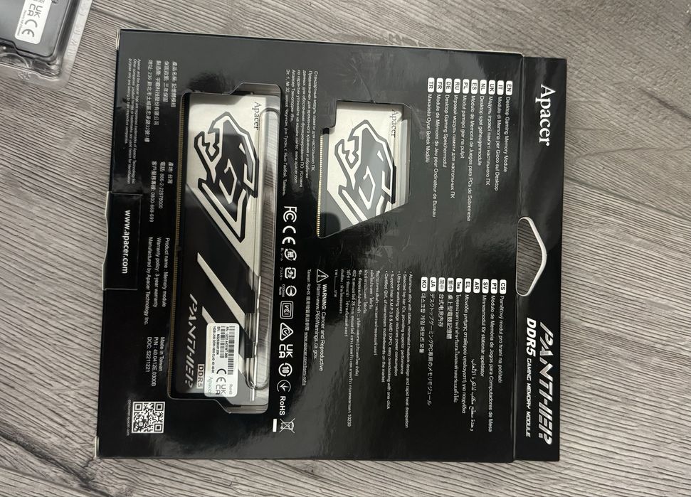 DDR5 32gb Apacer Panther 5600mhz