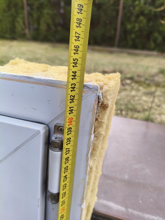 Okna z demontażu + balkon