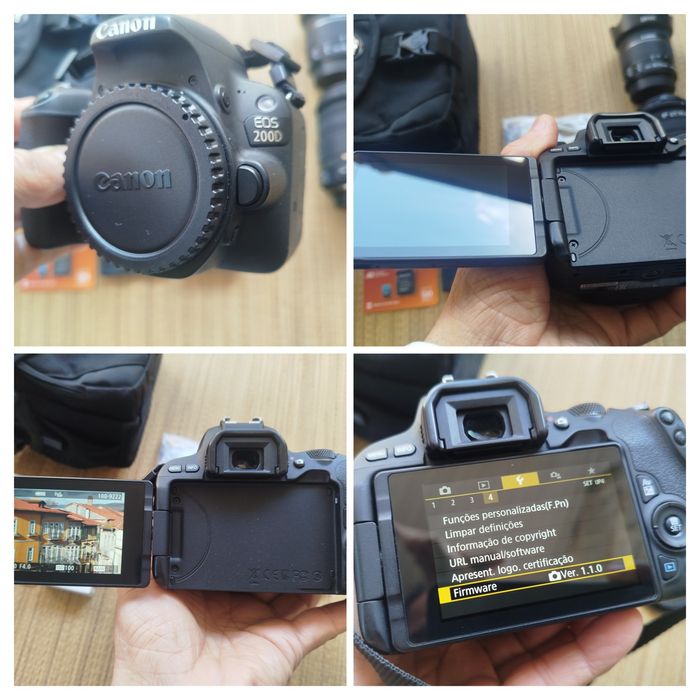 Canon 200D, 18-55mm STM e 50-200mm