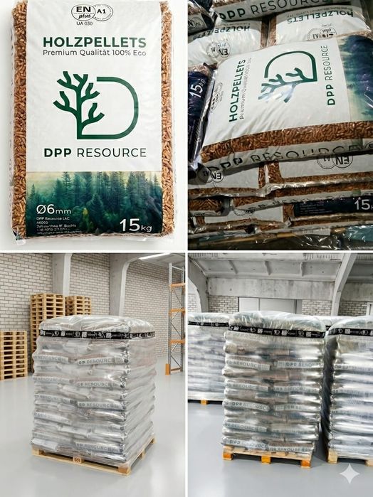 Паливна гранула та паливний брикет руф