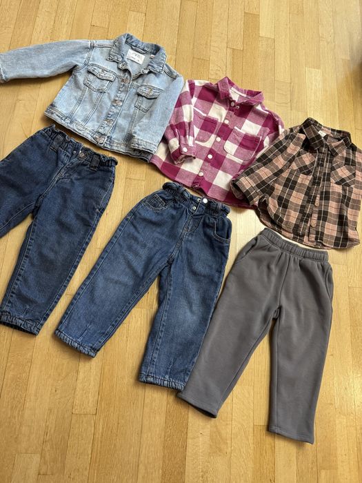 Теплі джинси zara, сорочка zara