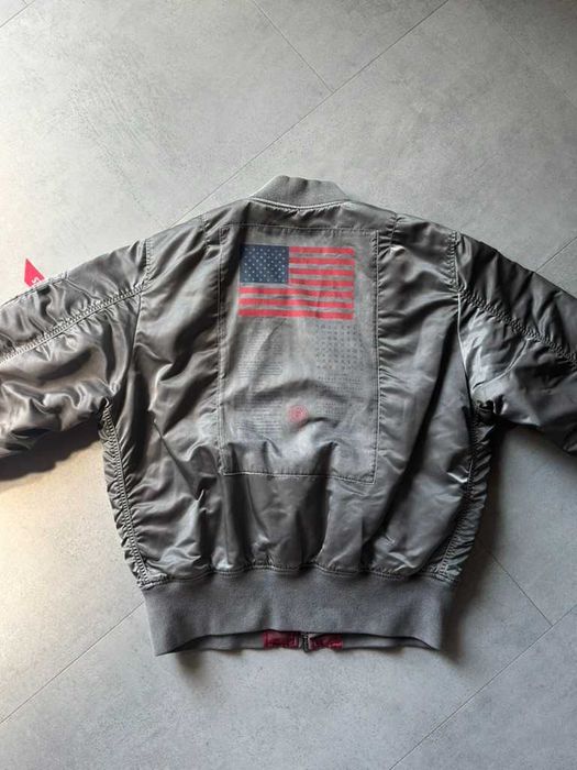 Бомбер Alpha Industries MA-1 Blood Chit Battlewash Garment Dyed Bomber Jacket , L