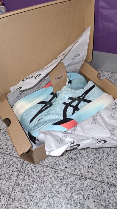 Ténis Asics Metaspeed Sky Paris Azul Vermelho SS25 Unissex