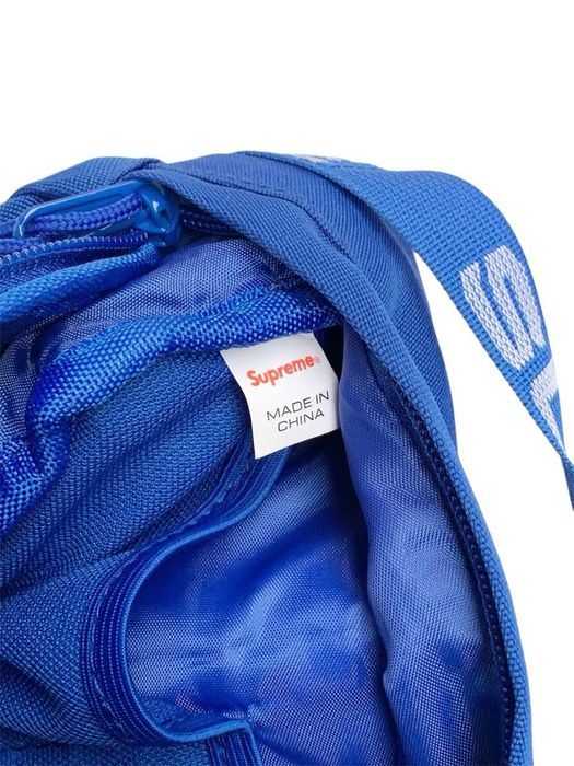 Supreme Waist Bag SS18 royal blue сумка бананка поясна