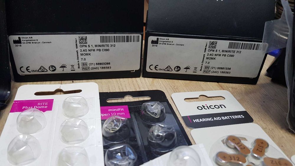 Aparat słuchowy OTICON OPN S1 MINIRITE 312 + ConnectClip + ładowarka