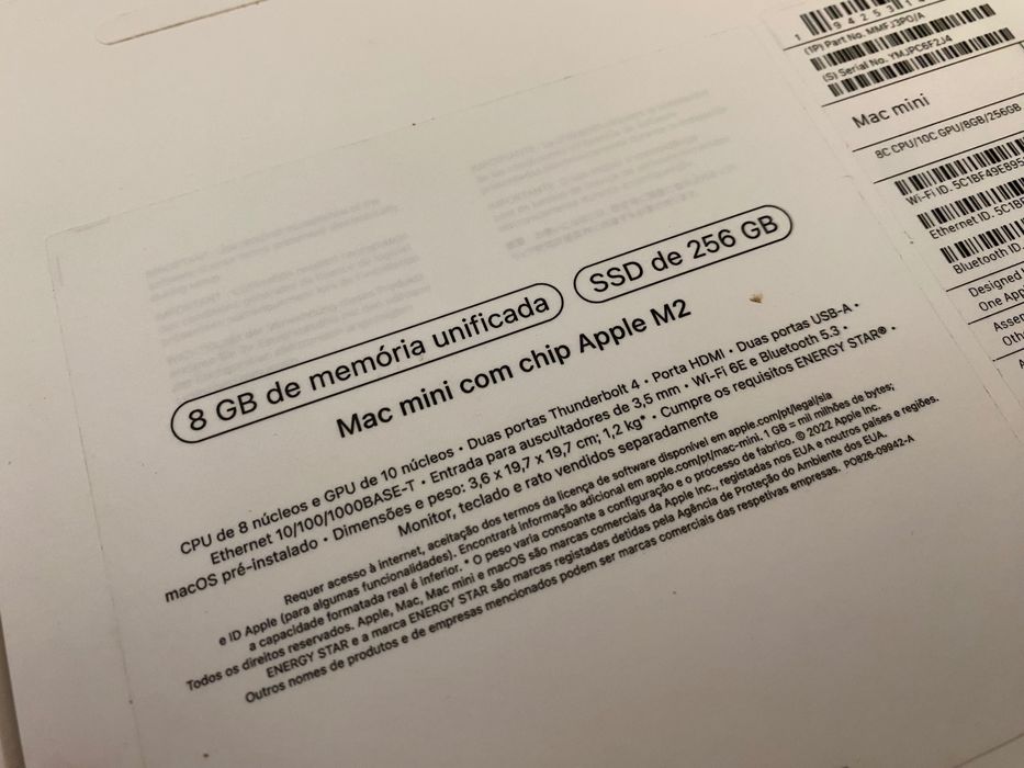 Apple Mac Mini M2 2023 (8-Core, 16Gb, 256Gb SSD)