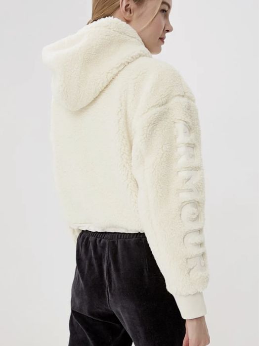 Оригінальний Худі  Under Armour Off White Sherpa Crop Fleece Розмір М