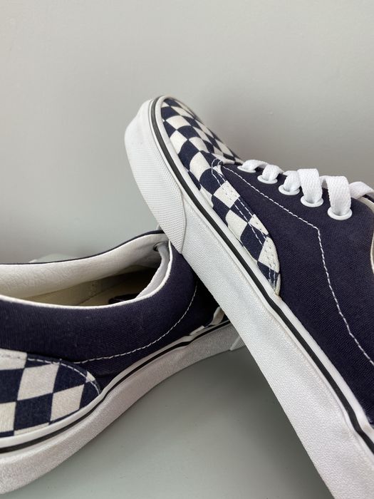 Кеды vans Unisex Era Checkerboard- blue