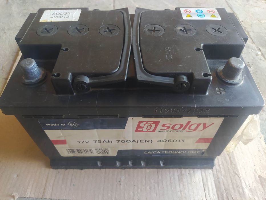 Акумулятор автомобільний Solgy 75Ah 700A