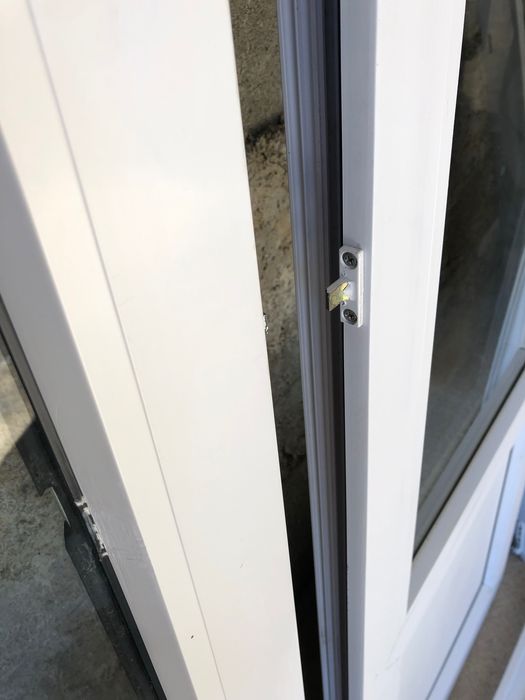 Porta em pvc vidro duplo