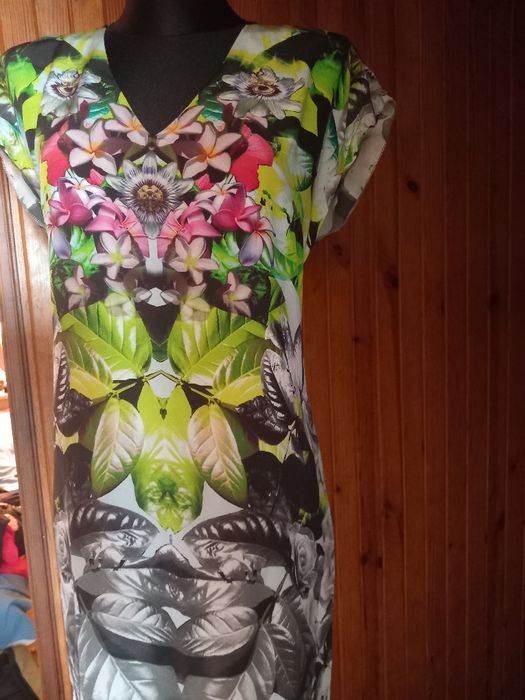 Jedwabna sukienka Marc Cain N5 Perełka.