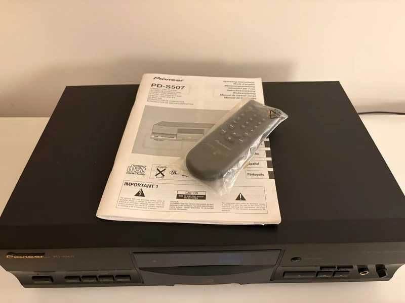 Pioneer PD-S507 Stable Platter – CD Player Hi-Fi + comando e manual