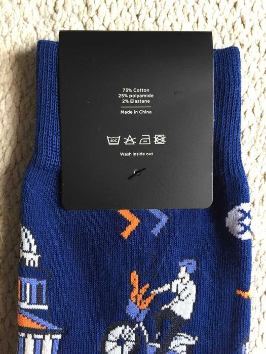 Par de Meias -- Multicor AZUIS -- Tam. 39-42 --- ON THAT ASS