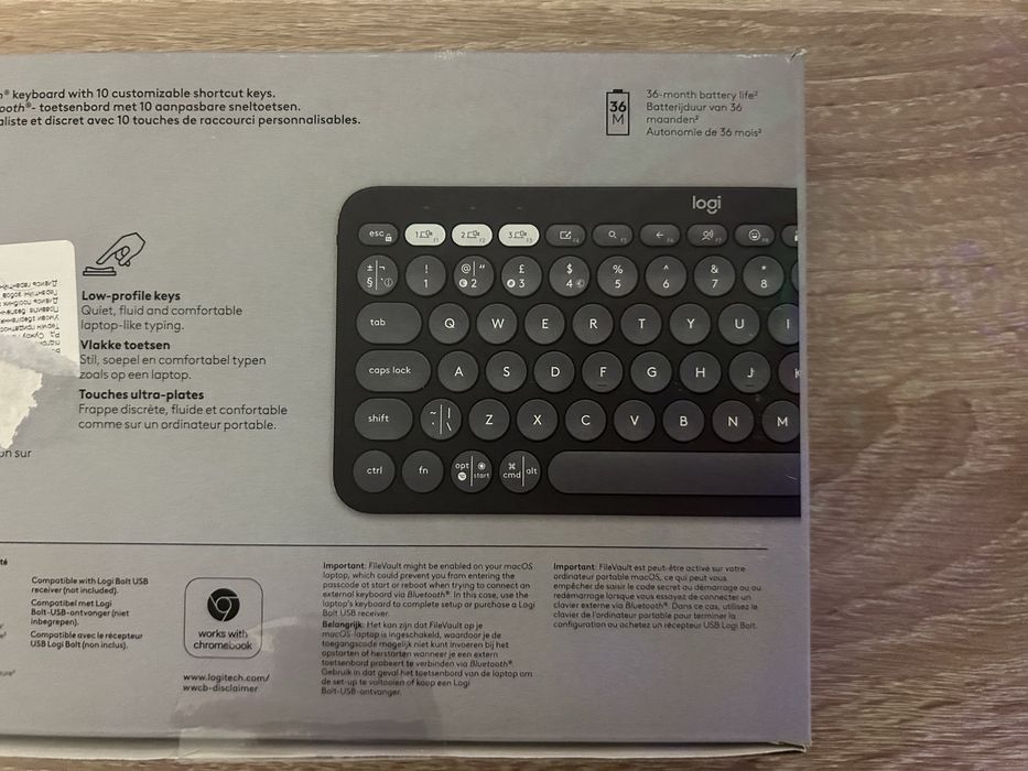 Бездротова клавіатура Logitech Pebble Keys 2 K380s