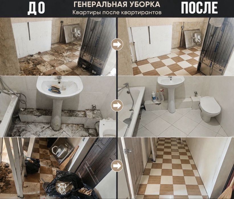 Чистота после длительного проживания Убираем накопившуюся пыль грязь жир и другие бытовые загрязнения