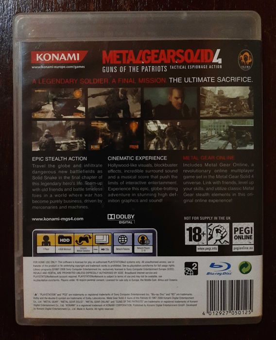 Metal Gear Solid 4: Guns of the Patriots