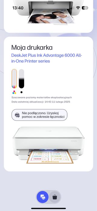 Drukarka HP DeskJet Plus 6000 series