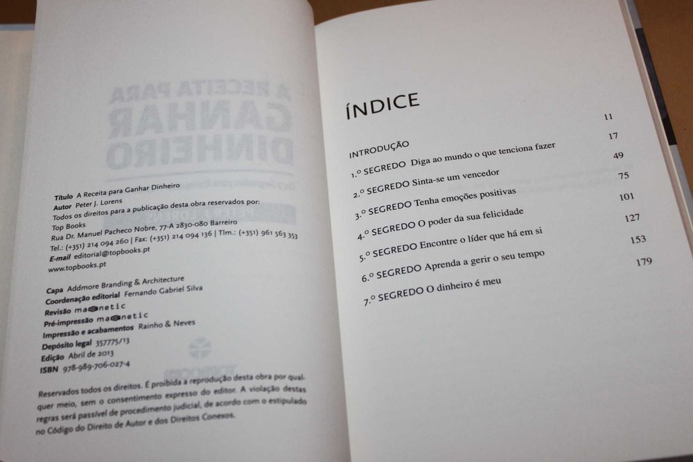 A Receita para Ganhar Dinheiro// Peter J. Lorens