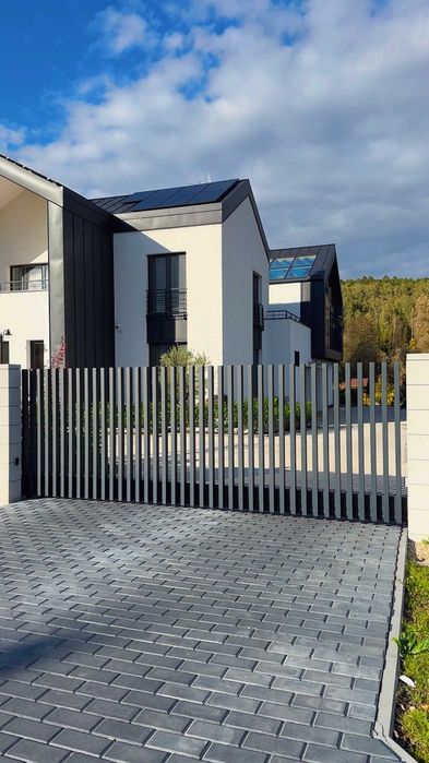 Ogrodzenie grzebieniowe PREMIUM nowoczesne profile palisada pionowa