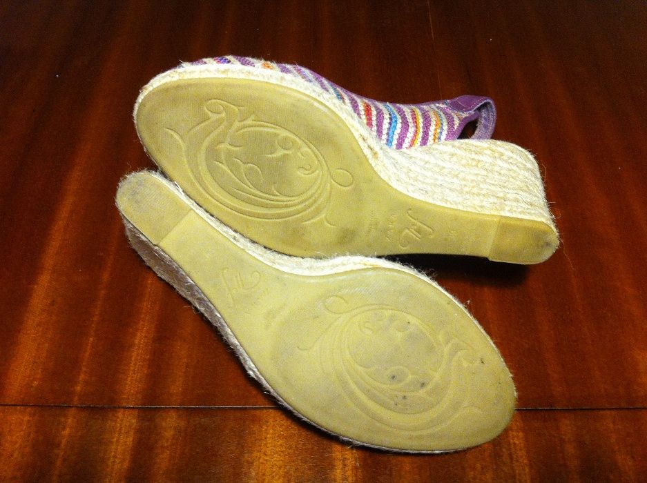 Sandálias de Verão 39 (ZARA) de tons roxos - como NOVAS!