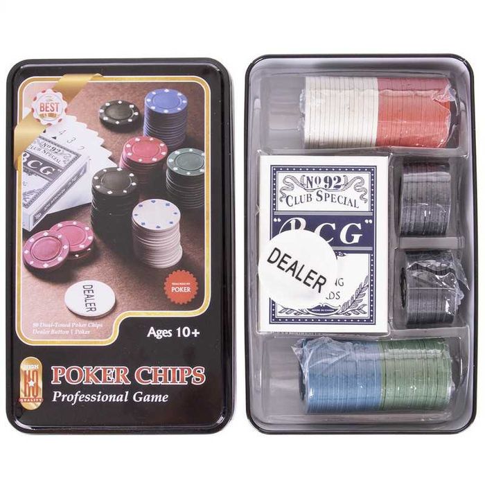 Набір для покеру Professional Poker chips SP-Sport IG-4590 80 фішок