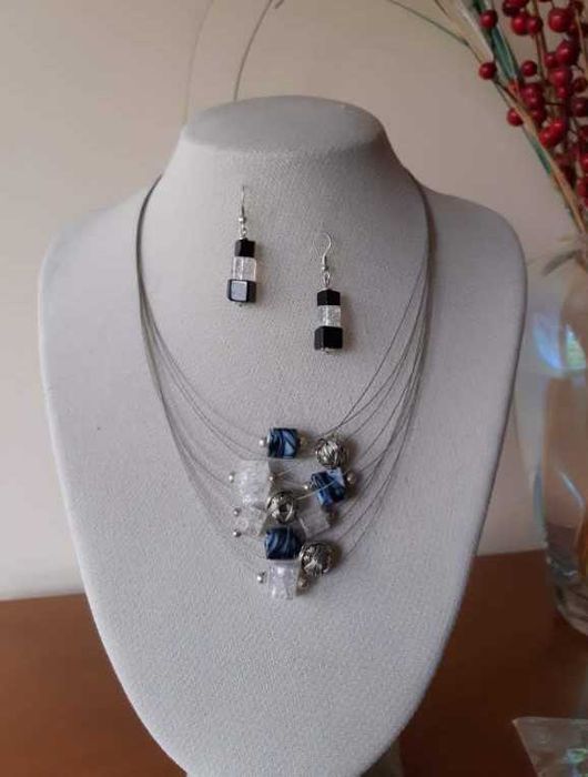 naszyjnik z kolczykami