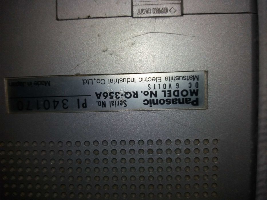Касетный магнитофон (диктофон) Panasonic RQ - 356A  Made in Japan