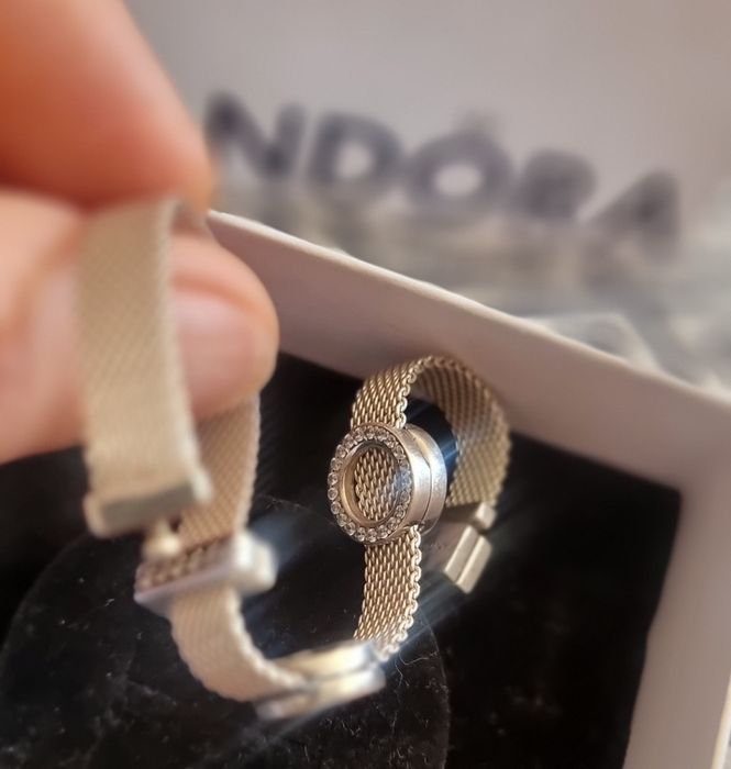 Bransoletka z 3 charmsami Pandora reflexions srebro