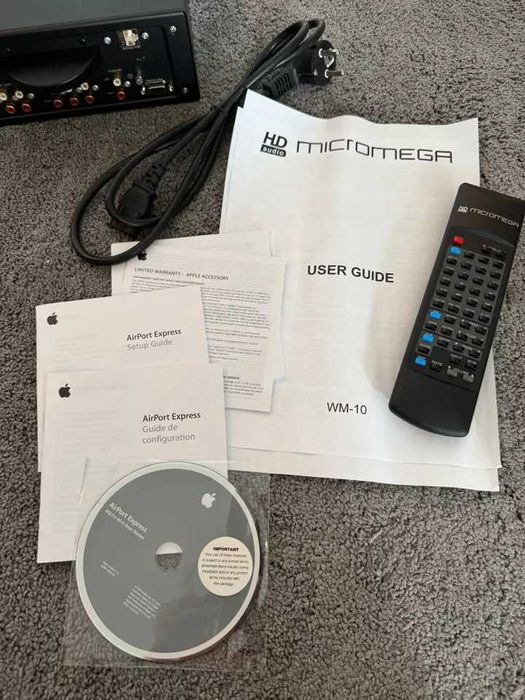 Amplificador integrado/streamer Micromega AS-400 c/ DAC